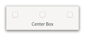 An example GtkCenterBox